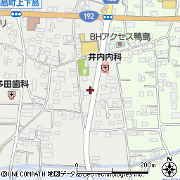 徳島県吉野川市鴨島町上下島71周辺の地図