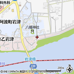 徳島県阿波市阿波町乙岩津150-1周辺の地図