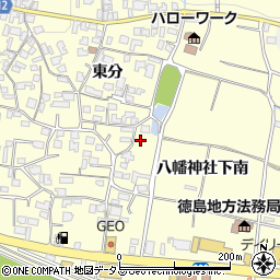 徳島県美馬市脇町大字猪尻東分46周辺の地図