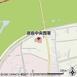徳島中央広域連合西消防署周辺の地図