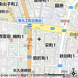 徳島県徳島市鷹匠町1丁目51周辺の地図