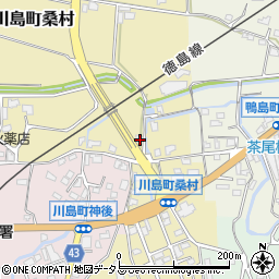 徳島県吉野川市川島町桑村83周辺の地図