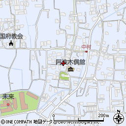 徳島県徳島市国府町中229周辺の地図