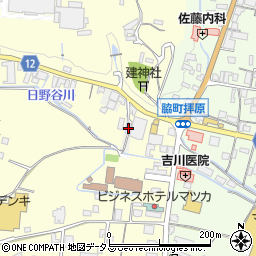 徳島県美馬市脇町大字北庄1480-1周辺の地図