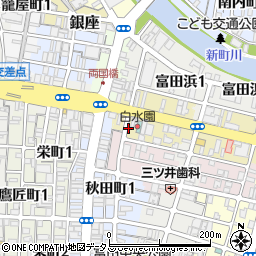 西田 食堂周辺の地図