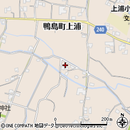 徳島県吉野川市鴨島町上浦1587周辺の地図