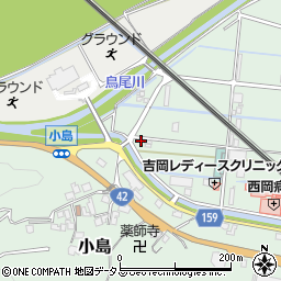 和歌山県有田郡有田川町小島306-1周辺の地図