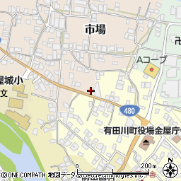 和歌山県有田郡有田川町市場18周辺の地図