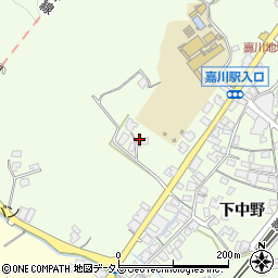 山口県山口市嘉川下中野4361周辺の地図
