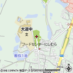 小俣八幡宮周辺の地図