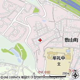 山口県防府市敷山町16-33周辺の地図