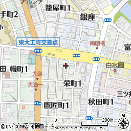 ミニッツパーク２４ｈ栄町第２駐車場周辺の地図