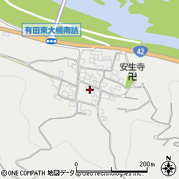 和歌山県有田市糸我町中番122周辺の地図