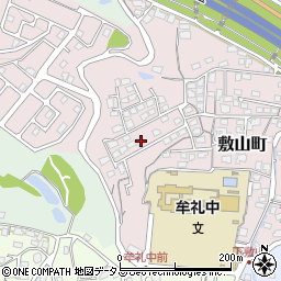 山口県防府市敷山町16-30周辺の地図