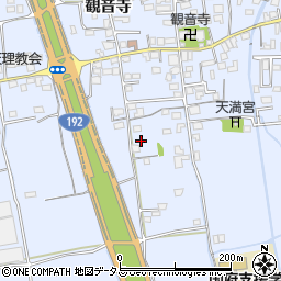 徳島県徳島市国府町観音寺周辺の地図