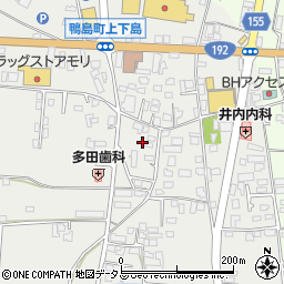 徳島県吉野川市鴨島町上下島291周辺の地図