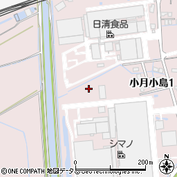 〒750-1136 山口県下関市小月小島の地図