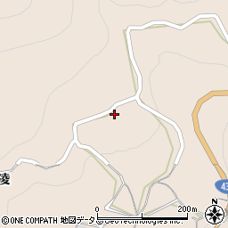 徳島県美馬市美馬町（平尾）周辺の地図