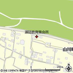 吉野川市　瀬詰教育集会所周辺の地図