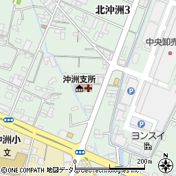 沖洲コミュニティセンター周辺の地図