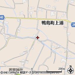 徳島県吉野川市鴨島町上浦859周辺の地図