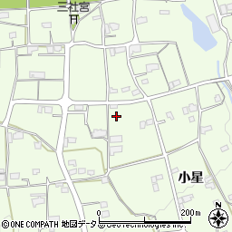 〒779-3634 徳島県美馬市脇町小星の地図