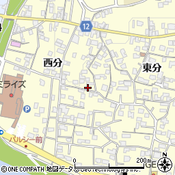 徳島県美馬市脇町大字猪尻西分29周辺の地図