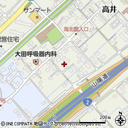 山口県防府市高井672周辺の地図