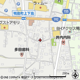 徳島県吉野川市鴨島町上下島146周辺の地図