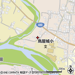 和歌山県有田郡有田川町市場75周辺の地図