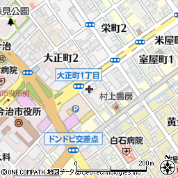 愛媛銀行今治支店周辺の地図