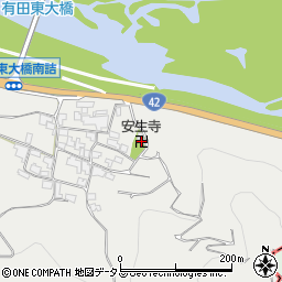 安生寺周辺の地図