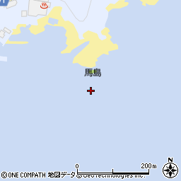 馬島周辺の地図
