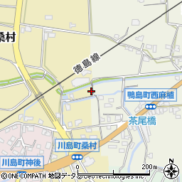 徳島県吉野川市川島町桑村109周辺の地図