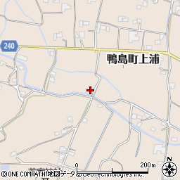 徳島県吉野川市鴨島町上浦737周辺の地図