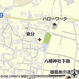 徳島県美馬市脇町大字猪尻東分41周辺の地図