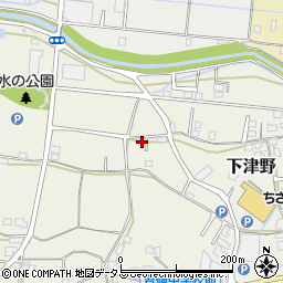和歌山県有田郡有田川町下津野662周辺の地図