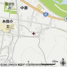 和歌山県有田市糸我町中番184周辺の地図