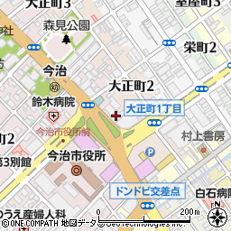 香川銀行今治支店周辺の地図