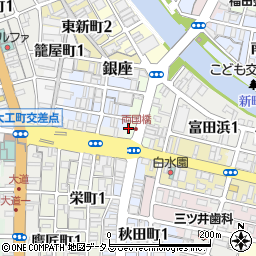 徳島県徳島市両国橋23周辺の地図