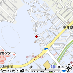 山口県防府市大崎296周辺の地図