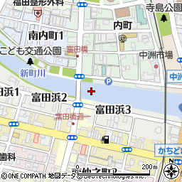 富田橋周辺の地図