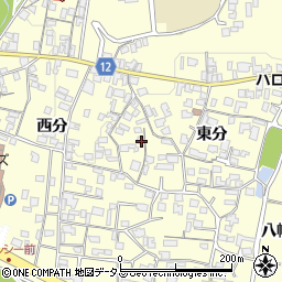 徳島県美馬市脇町大字猪尻西分21周辺の地図