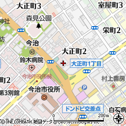 みずほ銀行今治支店周辺の地図
