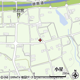 徳島県美馬市脇町小星1538周辺の地図