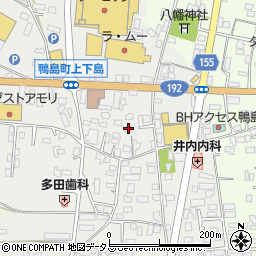 徳島県吉野川市鴨島町上下島147周辺の地図