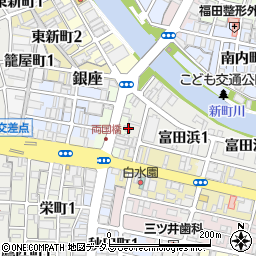 徳島県徳島市両国橋12-2周辺の地図