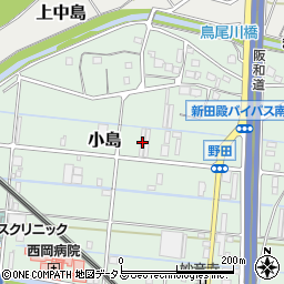 和歌山県有田郡有田川町小島163周辺の地図