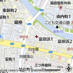 徳島大正銀行　法人ビジネスセンター周辺の地図