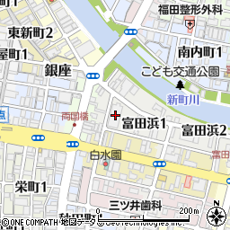 徳島大正銀行本店営業部周辺の地図